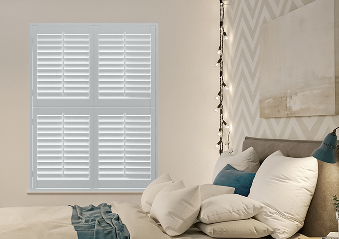 Kensington, Cloud Grey - Tier on Tier Plantation Shutter - Image 6